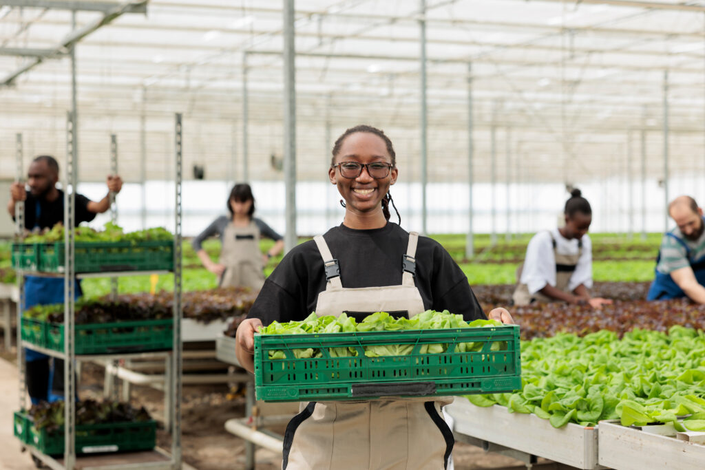 Food safety professionals at work